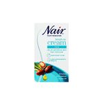 Nair Nourish Facial Brush-On - Hair Removal Cream for Face & Body - Ultra precision - for Dry & Sensitive Skin - with Argan Oil - 50ml