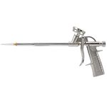 VENEKETY Spray Foam Gun, Pu Expanding Foaming Gun Metal Body Heavy Duty Grade Expanding Spray Gun Sealant Dispensing PU Insulating Applicator Tool for Caulking, Filling, Sealing, Home School Office