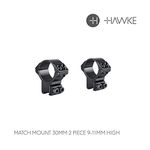 Hawke Match 9-11m High Riflescope Ring Mounts 30mm