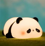 FunBlast Cute Panda Night Light, LED Squishy Novelty Animal Night Lamp Touch Sensor, 3 Level Dimmable Nursery Nightlight for New Born Toddler Baby Room, Kids Room Decor (Panda)