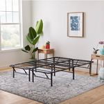 LINENSPA 14 Inch Folding Metal Platform Bed Frame - 13 Inches of Clearance - Tons of Under Bed Storage - Heavy Duty Construction - 5 Minute Assembly - Full