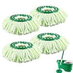 Aerqvix Mops Replacement for Libman Tornado Spin Mop System Moppads 4pcs