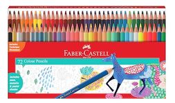 Faber-Castell Triangular Colour pencils - Pack of 72 (Assorted)