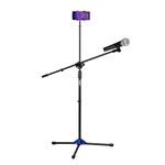 Galux GMP-600 Mic stand(Heavy Duty with Mobile holder and Microphone holder. Tripod base.