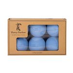 Harry Barker Rubber Balls for Dogs - 2.5" Rubber Balls - 6 Pack