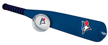 Rawlings MLB Foam Bat and Ball Set Toronto Blue Jays, One Size, Blue