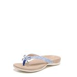 Vionic Women's Bella Flip-Flop, White Tile Patent, 5 UK