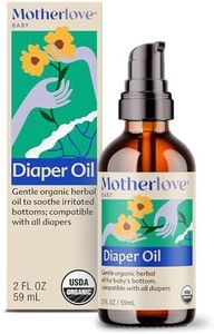 Motherlove Diaper Oil (2 oz) Soothing Vegan Diaper Rash Oil—Organic, Cloth Diaper Safe, Zinc Oxide- & Petroleum-Free