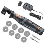 DIDUEMEN 8V Handheld Without Debugging Tungsten Electrode Sharpener TIG Welding Rotary Tool with Flat Grinding Block, Cut-Off Slot, Multi-Angle & Offsets