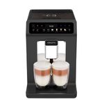 KRUPS EA895N40 Evidence One Automatic Coffee Machine, Espresso, Cappuccino, 2.3 liters, Meteor Grey, 17 Drink Options, Bean to Cup