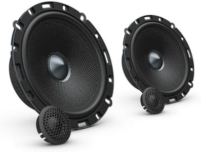 AudioControl Altitude Series 6.5" Component Car Speakers Set (Pair) with 1" Tweeters, 100W RMS, 4 Ohms, Easy Install, Crossover, Compact Midrange Rear/Front Door Speakers for Truck or Car Audio System