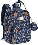 RUVALINO Diaper Bag Backpack - Multifunction Waterproof Travel Backpack, Maternity Baby Bag with Changing Pad & Stroller Ring & Pacifier Case, Cosmic