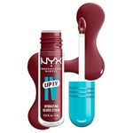 NYX Lip Gloss Professional Makeup Lip IV Lip Stain, 1-Swipe Vitamin-Infused Longwear Color, Hydrating Gloss, Up to 12HR Hydration, High Pigment, Wet Shine Finish, Vegan Formula, Drippin' In Rose