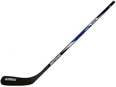 Instrike Street ST4000 Bambini Raquette de Hockey en Bois 117 cm (env. 117 cm) Longue durée de Vie sur l'asphalte et la Route (Main Droite vers vers Le Bas pour gaucher)