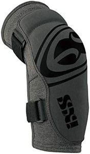 IXS Carve Evo+ Breathable Moisture|Wicking Padded Protective Elbow Guard, Elbow Protector, Elbow Sleeve, Elbow Pads Women & Men, Mountain Bike Pads, (Grey, XL)