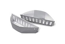 Weber charcoal baskets for all charcoal grills in kettle shape, sturdy & robust, allows easy direct & indirect grilling - silver (3401510)