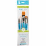 Princeton Select Artiste Paintbrush, 22-6 Brush Set, Blue