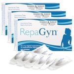 RepaGyn Vaginal Dryness Moisturizer - Helps Relieve Vaginal Dryness and Moisturizes Vaginal Tissue - Made with Hyaluronic Acid to Promote Healing of Vaginal Mucosa - Non-hormonal Natural Health Product - 3-Pack
