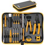 Hi-Spec 39 Piece Electronics Repair & Opening Tool Kit Set. Precision Screwdrivers & More Essentials for Computers & Laptops, Mobile Cell Phones, Consoles & Gadgets