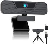 Akyta 4K UHD Webcam with 4 Noise-Ca