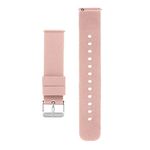 cobee Silicone Watch Bands - Quick Release Waterproof Soft Rubber Replacement Straps with Silver Plated Stainless Steel Buckle (20mm-Pink)