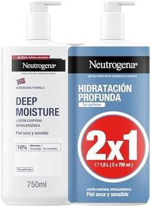 Neutrogena Formula Norvegia Idratazione Profonda Lozione Corpo Ipoallergenica (confezione da 2 X 750 ml), Crema Idratante Corpo per Pelle Secca e Sensibile, con Tecnologia Pro Ceramide e Glicerina