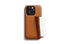 Bellroy Phone Case – 3 Card for iPhone 15 Pro (Leather iPhone case, Phone Wallet) - Terracotta