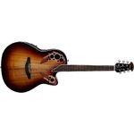 Ovation Celebrity Elite Plus Super Shallow Acoustic-Electric Guitar - Dark Burst