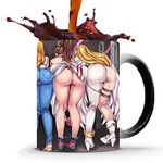 Heat Changing Mug, Heat Sensitive Ceramic Coffee Mugs Magic Mug Perfect Novelty Gift/Father Gifts 350 ml (12oz)