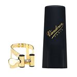 Vandoren LC57GP Alto Saxophone M/O Ligature with Plastic Cap, Gold