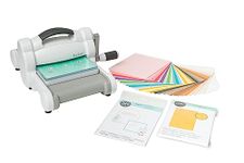 Sizzix Manual Die Cutting & Embossing (6") | Cardmaking, Papercraft, Scrapbooking, Stencilling & More, Big Shot Starter Kit, One Size