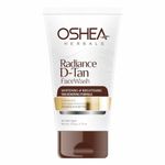 Oshea Herbals Radiance DTan Facewash for All Skin Types | Tan Removal Formula with Whitening & Brightening | Enriched with Green Apple & Basil Extract | Paraben &Soap Free 120g