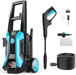 Electric Pressure Washer 3800 PSI High Pressure Washer with 23ft Outlet Hose and Adjustable Nozzle, 2.4GPM Power Washer Electric Powered with Soap Cannon for Car, House, Patio Cleaning