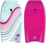 Barbie™ Signature 36in Bodyboard by Wavestorm | Graphic top Deck with high Density Slick Bottom | for Kids and Adults |Foam Construction with Accessories |,Light Blue