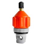 HEYTUR Inflatable Boat SUP Pump Adaptor Standard Schrader Conventional Air Pump Air Valve Adapter Spoke Plate Attachment (Orange)