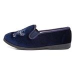 The Slipper Company Womens Full Slipper in Navy - Size 5 UK - Blue