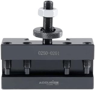 Accusize Industrial Tools Bxa Turning and Facing Holder, Working with 5/8 inch Turning Tools, Quick Change Tool Holder, Style 1, 0250-0201