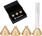 Brass Trumpet Mouthpiece Set with 1
