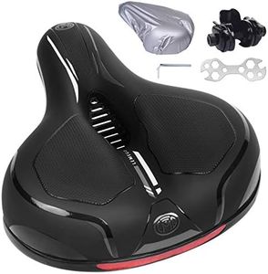 LEMEGO Sillín de Bicicleta Cómodo Impermeable, Sillín Bicicleta MTB Gel Hombre Mujer Cojín Asiento Bici Reflectante Transpirable Ergonómico Sillín Ciclismo para Bicicleta Montaña Carretera Estatica