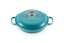 Le Creuset Enameled Cast Iron Signature Braiser, 2.25 qt., Caribbean