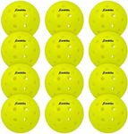 Franklin Sports Outdoor - X-40 Pickleball Balls - USA (USAPA) Approved - 12 Pack Outside - Optic Yellow - US Open Ball