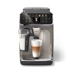 Philips Series 4400 LatteGo Automatic Espresso Machine, SilentBrew Technology, Quick Start. Aromatic Coffee from Freshly Ground Beans, 12 Hot and Cold Beverages, Black Chrome (EP4444/90)