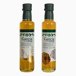 GARCÍA DE LA CRUZ - Extra Virgin Olive Oil, Gift Set, Aromatised Oil, White Truffle and Black Truffle, Sourced in Spain, Montes de Toledo, Glass Bottles, Pack 2-250 ml