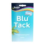 Bostik Blu Tack, Multipurpose Reusable Adhesive, Clean, Safe and Easy to Use, Non-Toxic, Regular Size