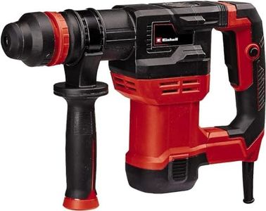 Einhell TE-DH 5 SDS Plus Demolition Hammer | 240V, 750W Concrete Breaker Pneumatic Drill | 5 Joule Single Impact Force Jack Hammer, Vibration-Cushioned Handle, Includes Pointed and Flat Chisel
