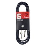 Stagg SAC3PS DL 3m/10 ft Deluxe Jack to Jack Instrument Cable