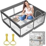 Fodoss Baby Playpen with Mat, Small