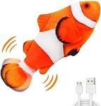 Electric Moving Fish Interactive Plush Toys