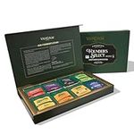 VAHDAM, Founder's Select - Assorted Tea Sampler Gift Set (8 Flavors, 40 Pyramid Tea Bags) Tea Variety Pack - Black Tea, Green Tea, Chai Tea, Herbal Tea | Tea Bags Variety Pack | Gifts for Women & Men