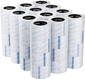 Packstrong Industrial Grade Clear Packing Tape 48 Rolls - 110 Yards per Roll - 3" Wide x 2.5 mil Thick, Acrylic Adhesive Heavy Duty Tape for Box Office Moving Packaging Shipping